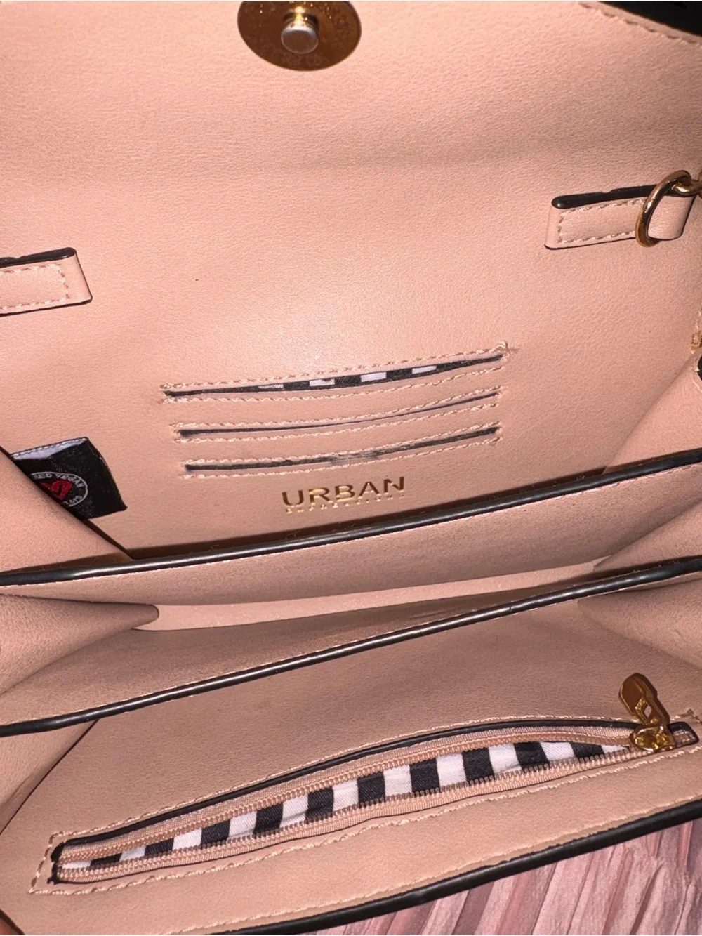 Classic Taupe Crossbody Clutch - Women Bags